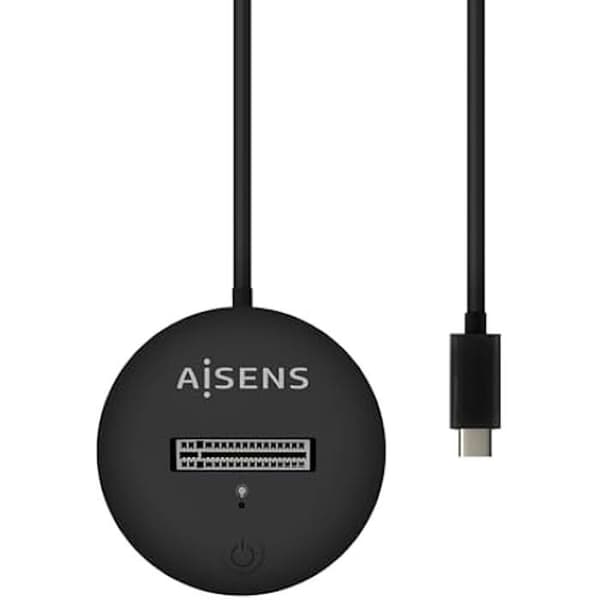 AISENS - ASUC-M2D013-BK - USB-C Dock M.2 (NGFF) Asuc-M2D013-Bk SATA/NVMe A USB3.1 Gen2, svart