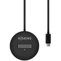 Miniatyrbild 2 av 2: AISENS - ASUC-M2D013-BK - USB-C Dock M.2 (NGFF) Asuc-M2D013-Bk SATA/NVMe A USB3.1 Gen2, svart