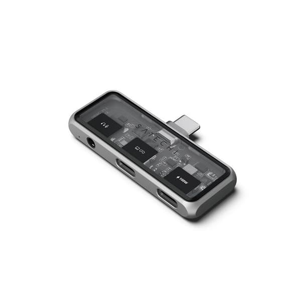USB-hubb - Satechi - Mobil XR 100W - Ljudutgång 2.1 - Video 4K - Överföring 10Gbps