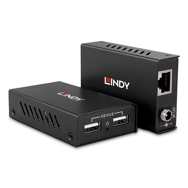 USB till Nät RJ45 Adapter LINDY 43408 Svart