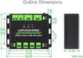 Miniatyrbillede 8 af 9: Industriel USB HUB til 2 computere til 4 USB 3.2-porte, skiftbar, monterbar, kompatibel med Windows Linux Mac