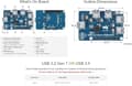 Miniatyrbillede 3 af 6: Waveshare USB 3.2 Gen1 HUB HAT til Raspberry Pi 4 med 4x USB 3.2 Gen1-porte op til 5 Gbps