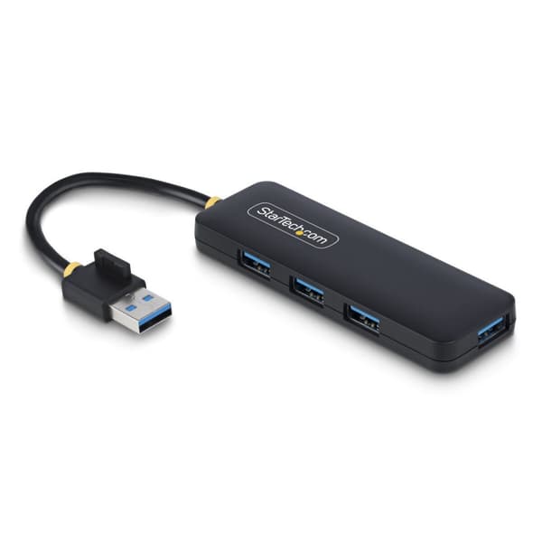 4-porttinen USB-hubi Startech H5A4A-USB-HUB Musta