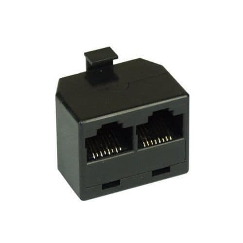 ISDN-fördelare 1x RJ45 hane till 2x RJ45 hona