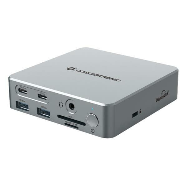 USB Hub Conceptronic 110521107101 Sølv 100 W