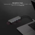Miniatyrbild 6 av 11: USB-HUB NANOCABLE 10.16.1006 Grå (1 antal)
