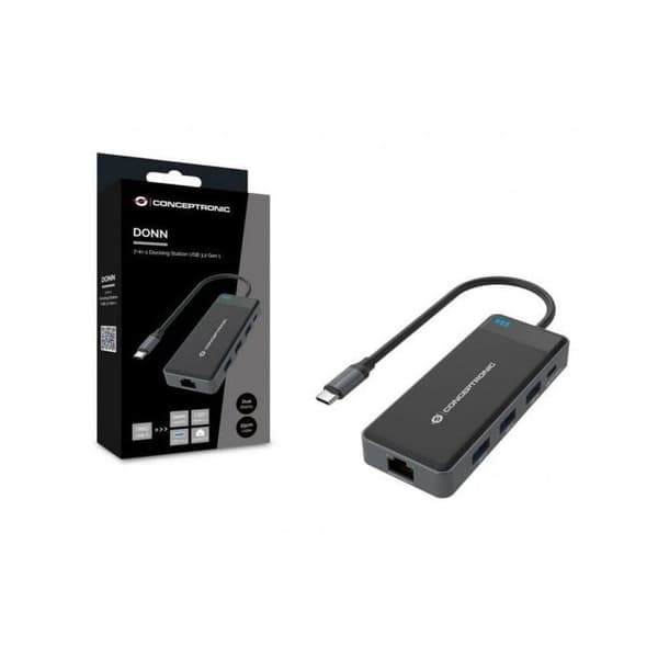 CONCEPTRONIC DONN14G 7 I 1 DOCKINGSTATION USB 3.2 GEN 1