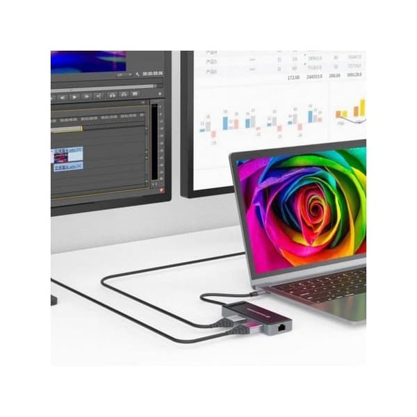 CONCEPTRONIC DONN14G 7 I 1 DOCKINGSTATION USB 3.2 GEN 1