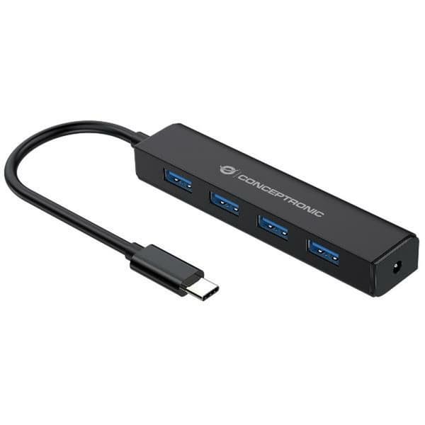 USB-HUB Conceptronic CTC4USB3 Svart