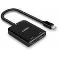 Miniatyrbillede 2 af 2: USB Hub LINDY Sort