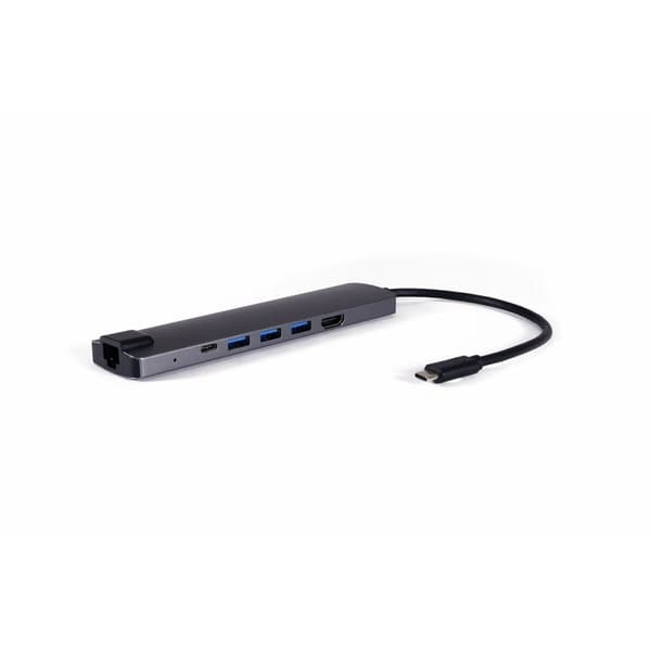 USB Hub CoolBox COO-DOCK-01 Grå