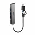 Miniatyrbillede 2 af 3: USB Hub LINDY 43379 Sort