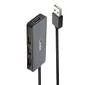 Miniatyrbild 1 av 2: USB-HUB LINDY 42986 Svart