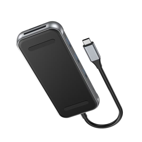 USB-HUB Vention TFMHB Svart/Silvrig
