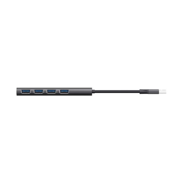 USB-keskitin Trust 24947 Harmaa Musta/Harmaa (1 osaa)