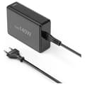 Miniatyrbild 3 av 3: Hama USB-laddningsstation 5 portar, GaN, snabbladdare, 3xUSB-C, 2xUSB-A, PD, 140 W USB-laddningsstation 140 W svart