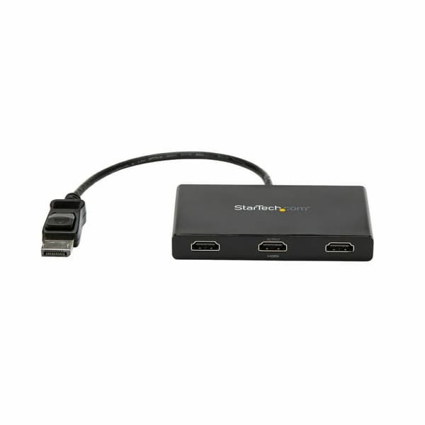 USB-HUB Startech MSTDP123HD Svart