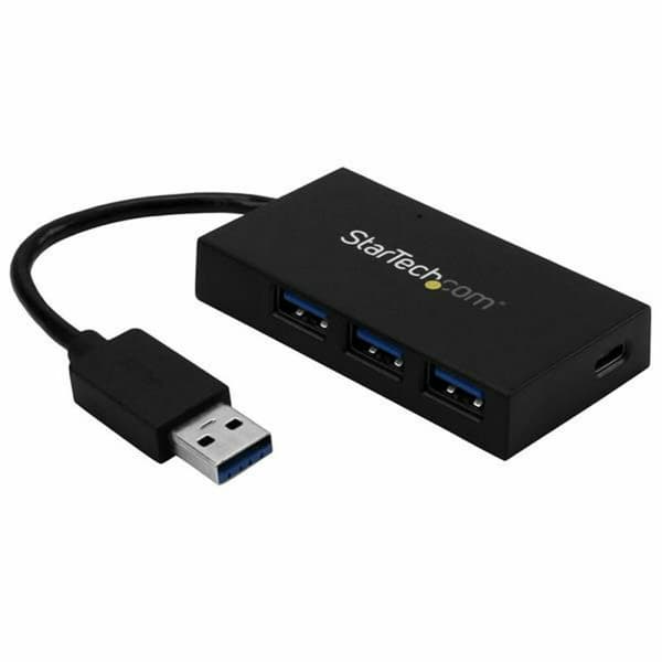 USB HUB 4 Portar Startech HB30A3A1CFB Svart