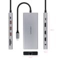 Miniatyrbild 4 av 4: USB-HUB NANOCABLE 10.16.4612 Grå 100 W