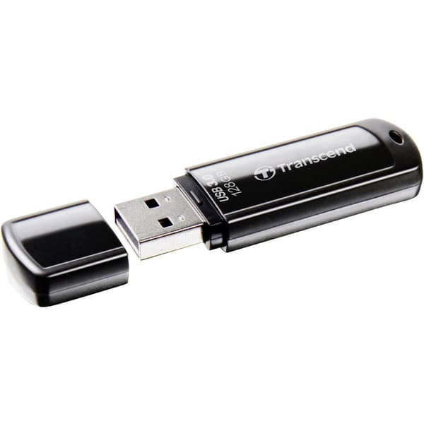 Transcend JetFlash® 700 USB-minne 128 GB Svart TS128GJF700 USB 3.2 Gen 1
