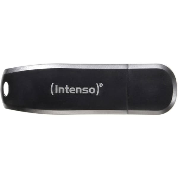 Intenso Speed Line USB-minne 64 GB Svart 3533490 USB 3.2 Gen 1 Svart