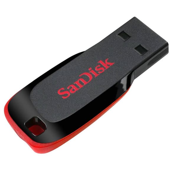 SanDisk Cruzer® Blade™ USB-minne 128 GB Svart SDCZ50-128G-B35 USB 2.0