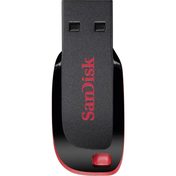 SanDisk Cruzer® Blade™ USB-minne 128 GB Svart SDCZ50-128G-B35 USB 2.0