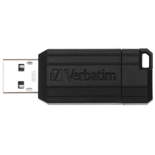 Verbatim Pin Stripe USB-minne 16 GB Svart 49063 USB 2.0