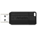 Miniatyrbild 3 av 4: Verbatim Pin Stripe USB-minne 16 GB Svart 49063 USB 2.0