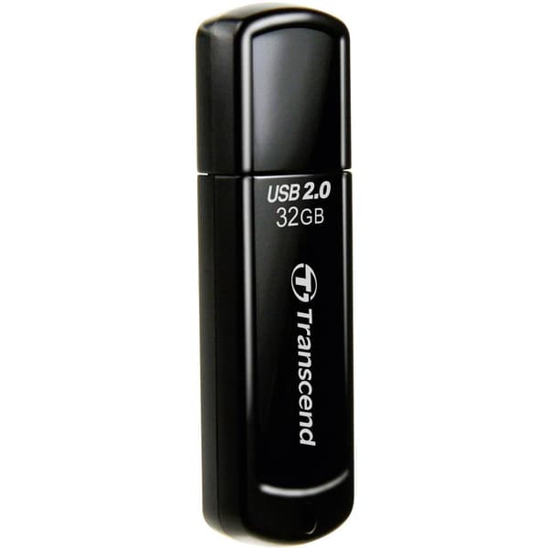 Transcend JetFlash® 350 USB-minne 32 GB Svart TS32GJF350 USB 2.0