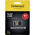 Miniatyrbild 3 av 3: Intenso Slim Line USB-minne 64 GB Svart 3532490 USB 3.2 Gen 1