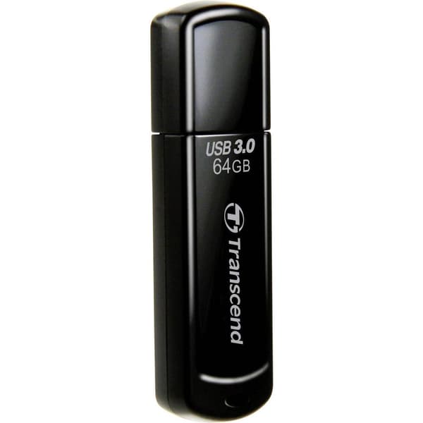 Transcend JetFlash® 700 USB-minne 64 GB Svart TS64GJF700 USB 3.2 Gen 1 Svart