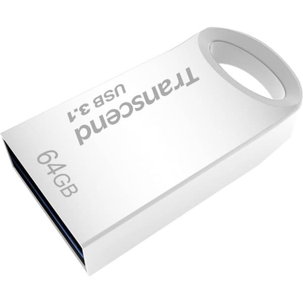 Transcend JetFlash® 710S USB-minne 64 GB Silver TS64GJF710S USB 3.2 Gen 1 Silver