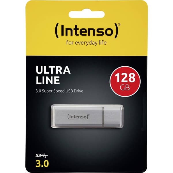 Intenso Ultra Line USB-minne 128 GB Silver 3531491 USB 3.2 Gen 1