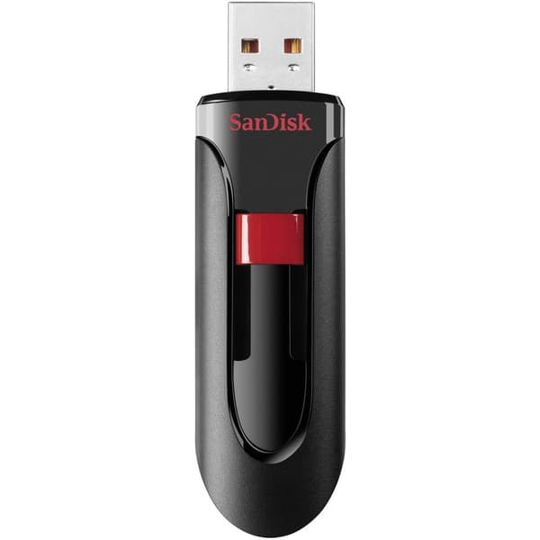 SanDisk Cruzer® Glide™ USB-minne 128 GB Svart SDCZ60-128G-B35 USB 2.0