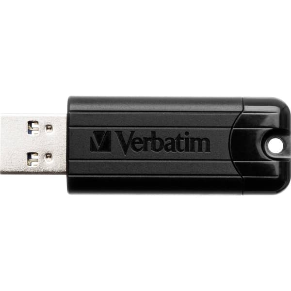 Verbatim Pin Stripe 3.0 USB-minne 256 GB Svart 49320 USB 3.2 Gen 1