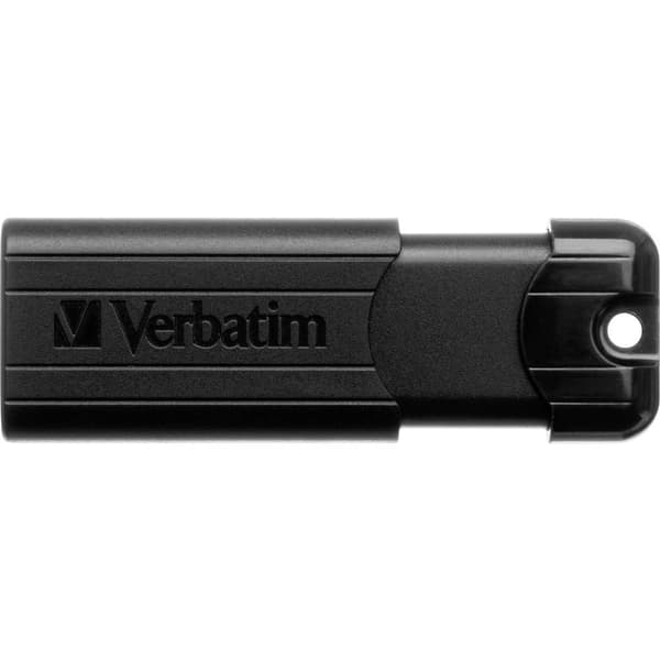 Verbatim Pin Stripe 3.0 USB-minne 256 GB Svart 49320 USB 3.2 Gen 1