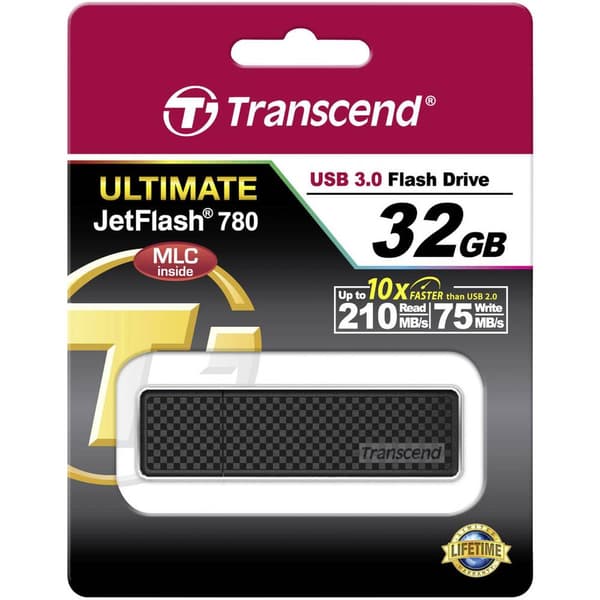 Transcend JetFlash® 780 USB-minne 32 GB Svart TS32GJF780 USB 3.2 Gen 1