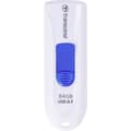 Miniatyrbild 2 av 4: Transcend JetFlash® 790 USB-minne 64 GB Vit, Blå TS64GJF790W USB 3.1