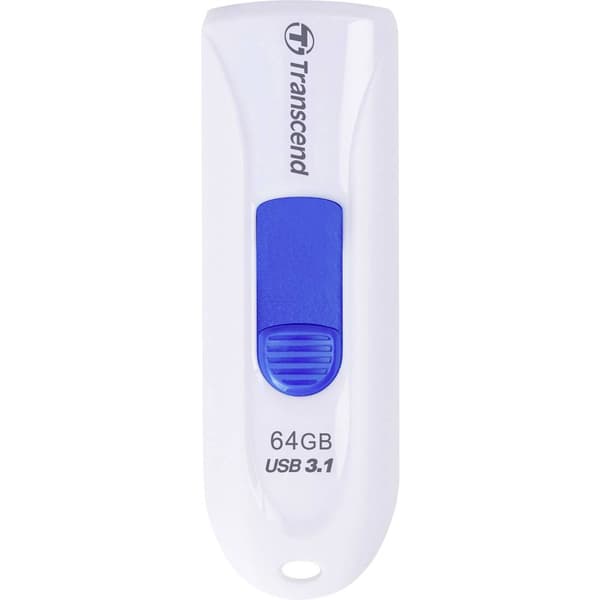 Transcend JetFlash® 790 USB-minne 64 GB Vit, Blå TS64GJF790W USB 3.1