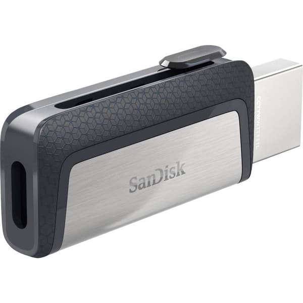 SanDisk Ultra® DualDrive USB-minne Mobil/Tablet Silver 64 GB USB 3.2 Gen 1, USB-C®