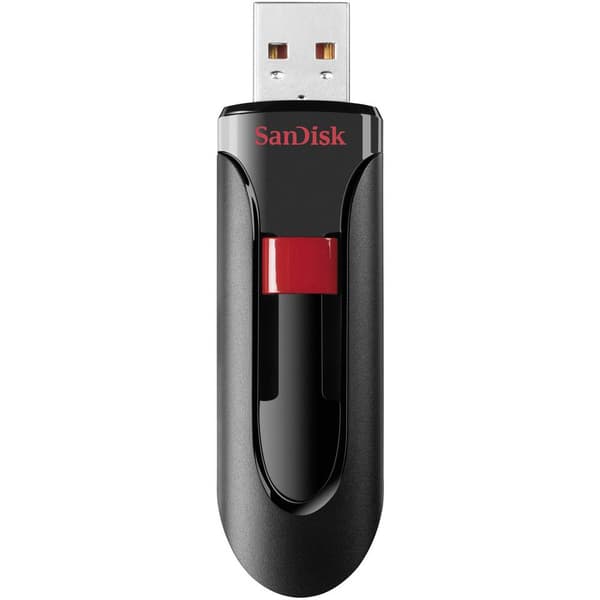 SanDisk Cruzer® Glide™ USB-minne 64 GB Svart SDCZ60-064G-B35 USB 2.0