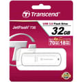 Miniatyrbild 4 av 4: Transcend JetFlash® 730 USB-minne 32 GB Vit TS32GJF730 USB 3.2 Gen 1