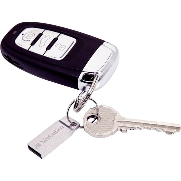 Verbatim Metall-Gehäuse USB-minne 64 GB Silver 98750 USB 2.0