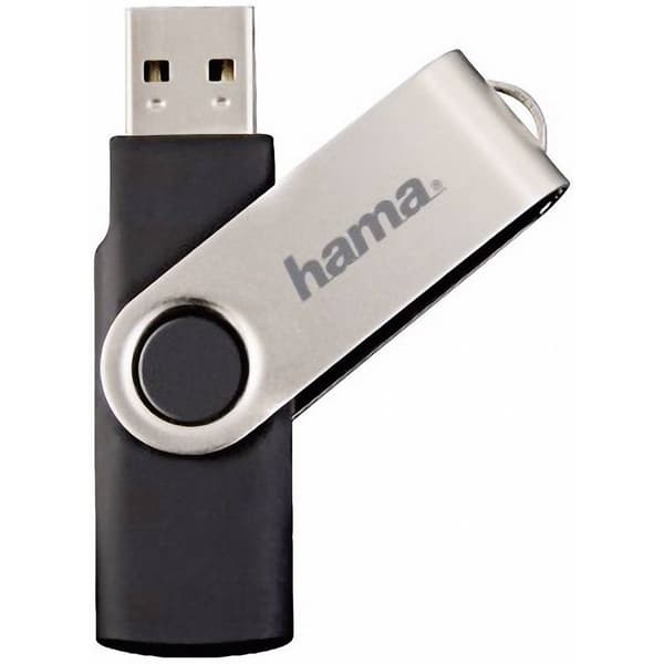 Hama Rotate USB-minne 64 GB Svart 104302 USB 2.0