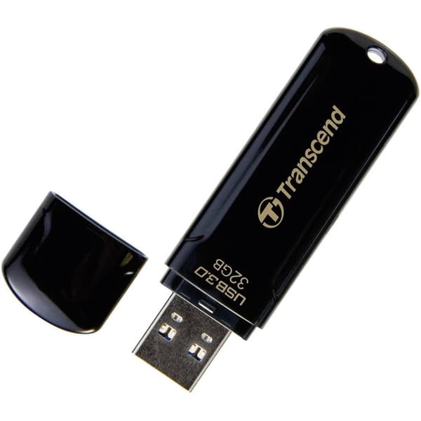 Transcend JetFlash® 700 USB-minne 32 GB Svart TS32GJF700 USB 3.2 Gen 1