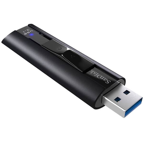 SanDisk Cruzer Extreme PRO® USB-minne 128 GB Svart SDCZ880-128G-G46 USB 3.2 Gen 2 Svart