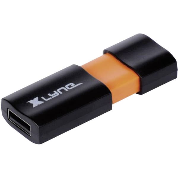 Xlyne Wave USB-minne 64 GB Svart, Orange 7164000 USB 2.0