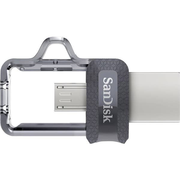 SanDisk Ultra® Dual Drive m3.0 USB-minne Mobil/Tablet 64 GB USB 3.2 Gen 1