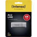 Miniatyrbild 3 av 3: Intenso Alu Line USB-minne 64 GB Silver 3521492 USB 2.0